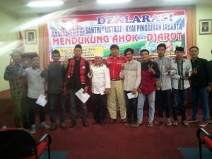 Para Santri, Kyai dan Ustadz Betawi Jakarta deklarasi mendukung Ahok-Djarot