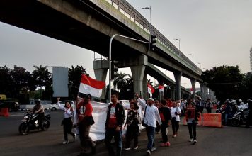 Ratusan Organ “Aliansi Relawan Jokowi” (ARJ) Gelar Aksi Pawai Dukung POLRI dan Kapolri Bersikap Tegas Menindak Para Perusuh 21-22 Mei 2019 di Jakarta