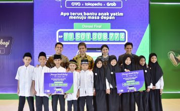 OVO, Grab dan Tokopedia Salurkan Donasi Lebih dari Rp 11 Miliar untuk Pendidikan Berkelanjutan Anak Indonesia