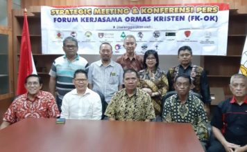 Forum Kerjasama Ormas Kristen (FK-OK) Menyesalkan Demo Anarkis Mahasiswa di Gedung DPR-RI