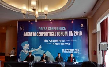 LEMHANAS Gelar “Jakarta Geopolitical Forum lll 2019: From World Disarray Toward a New Normal”