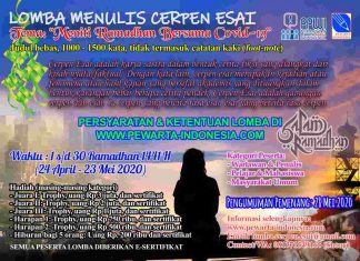 Semarakkan Ramadhan at Home, PPWI Selenggarakan Lomba Menulis Cerpen Esai