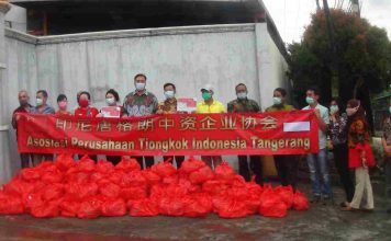 Asosiasi Perusahaan Tiongkok Indonesia Tangerang didampingi PERWANTI PSMTI Menebar Kasih di Tangerang
