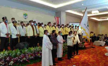 Uskup Agung Mgr. Ignatius Suharyo Mengukuhkan Pelantikan Pengurus Pusat Pemuda Katolik Periode 2021-2024