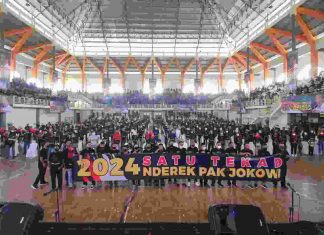 Relawan Berkumpul di Blora, Pastikan 2024 Tegak Lurus Kawal Jokowi