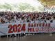 Relawan Jokowi se- Bandung Raya Deklarasi ‘Sauyunan 2024 Milu Jokowi’